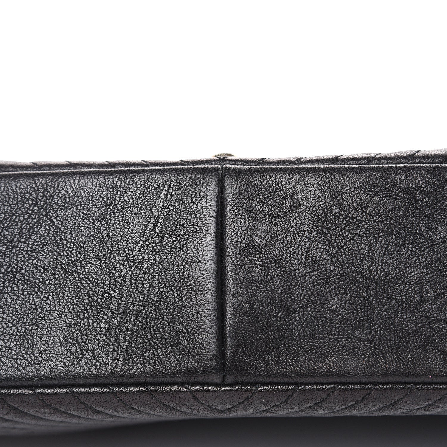 Chanel Calfskin Chevron Quilted Medium Surpique Flap Black 12 of 16