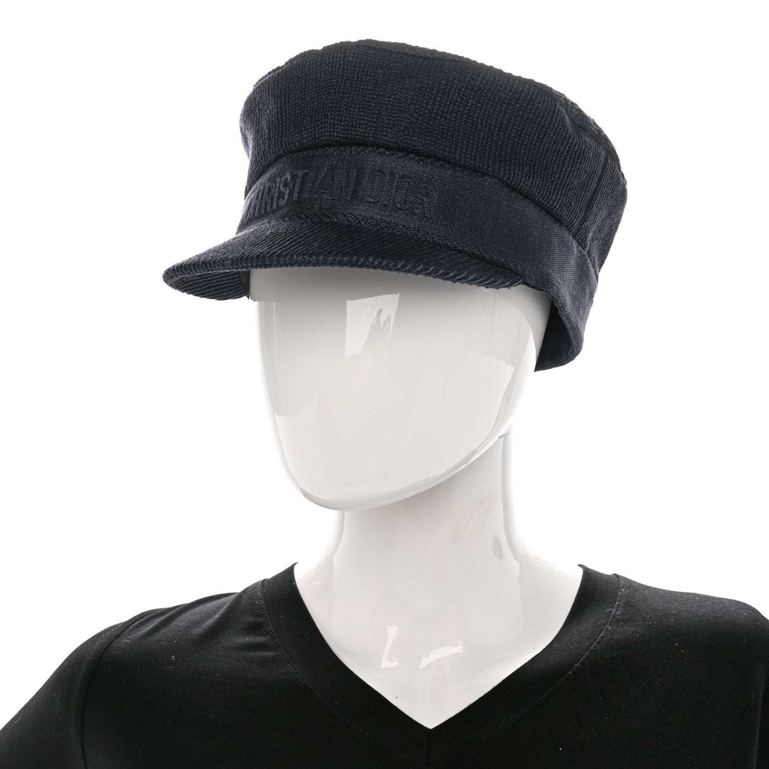 Christian Dior Cotton Baseball Cap 58 Navy 2 of 11