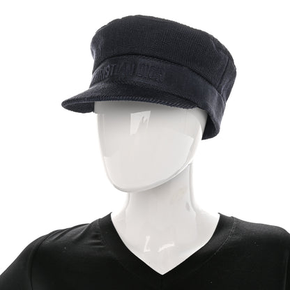 Christian Dior Cotton Baseball Cap 58 Navy 2 of 11