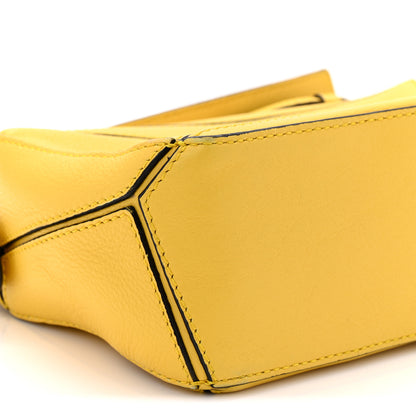 Loewe Calfskin Mini Puzzle Bag Yellow 9 of 11
