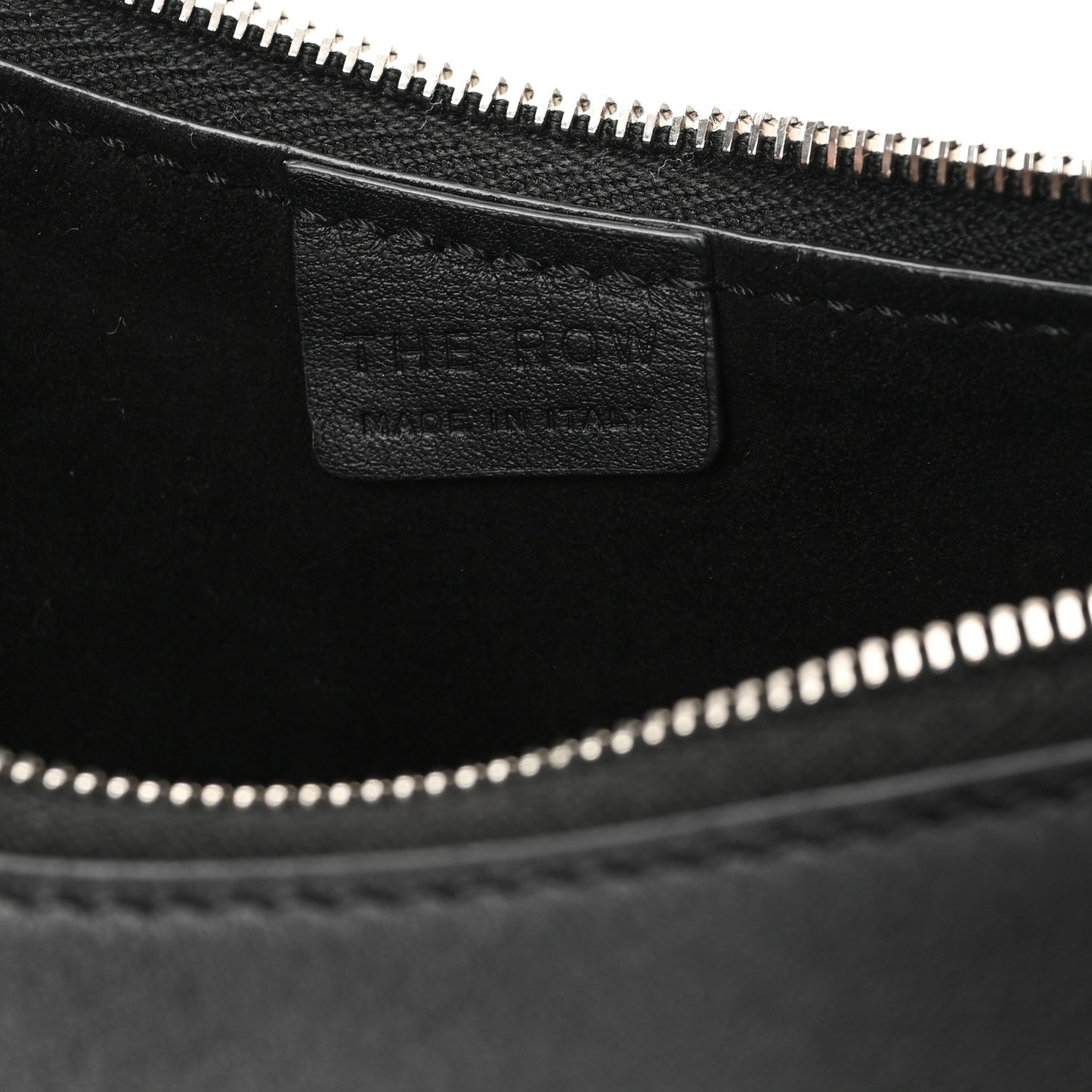 Smooth Calfskin Half Moon Shoulder Bag Black