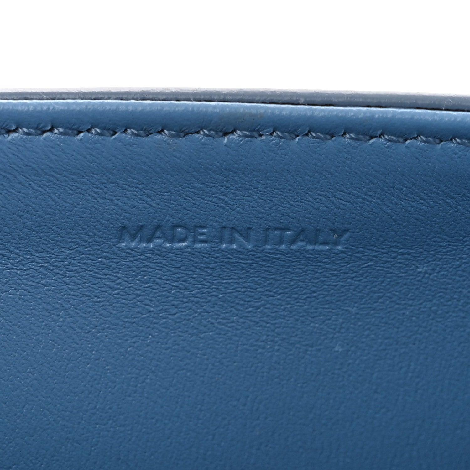 Celine Shiny Calfskin Teen Triomphe Azure 7 of 11