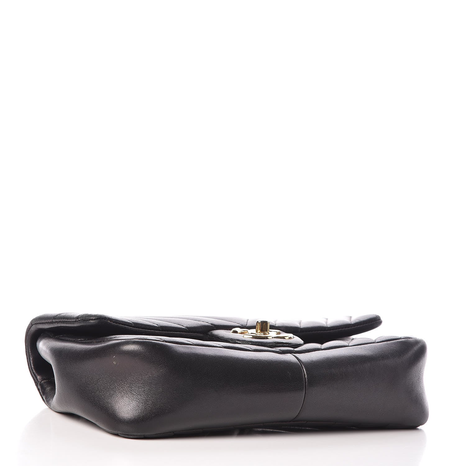 Chanel Lambskin Chevron Quilted Small Single Flap Black 5 of 15