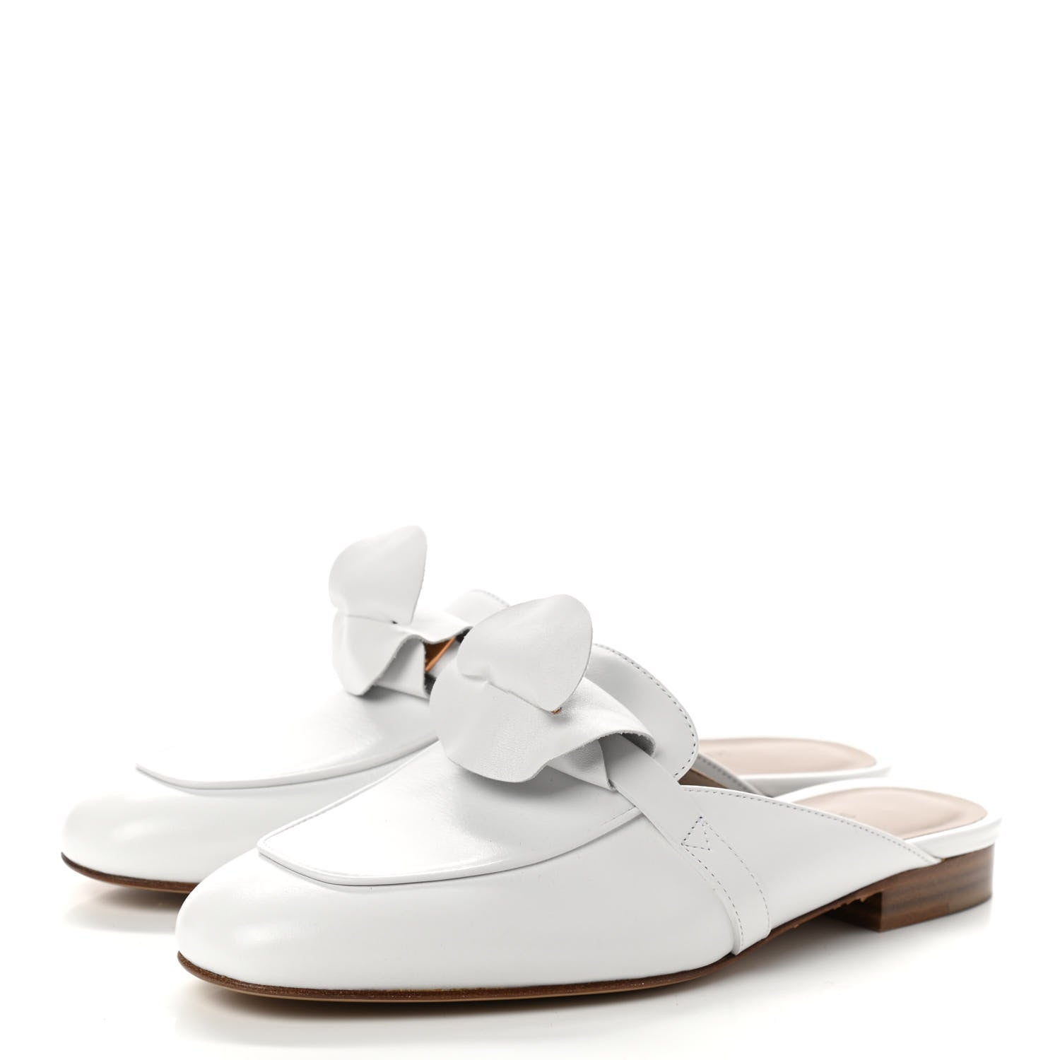 Hermes Calfskin Oz Mules 36 White 3 of 8
