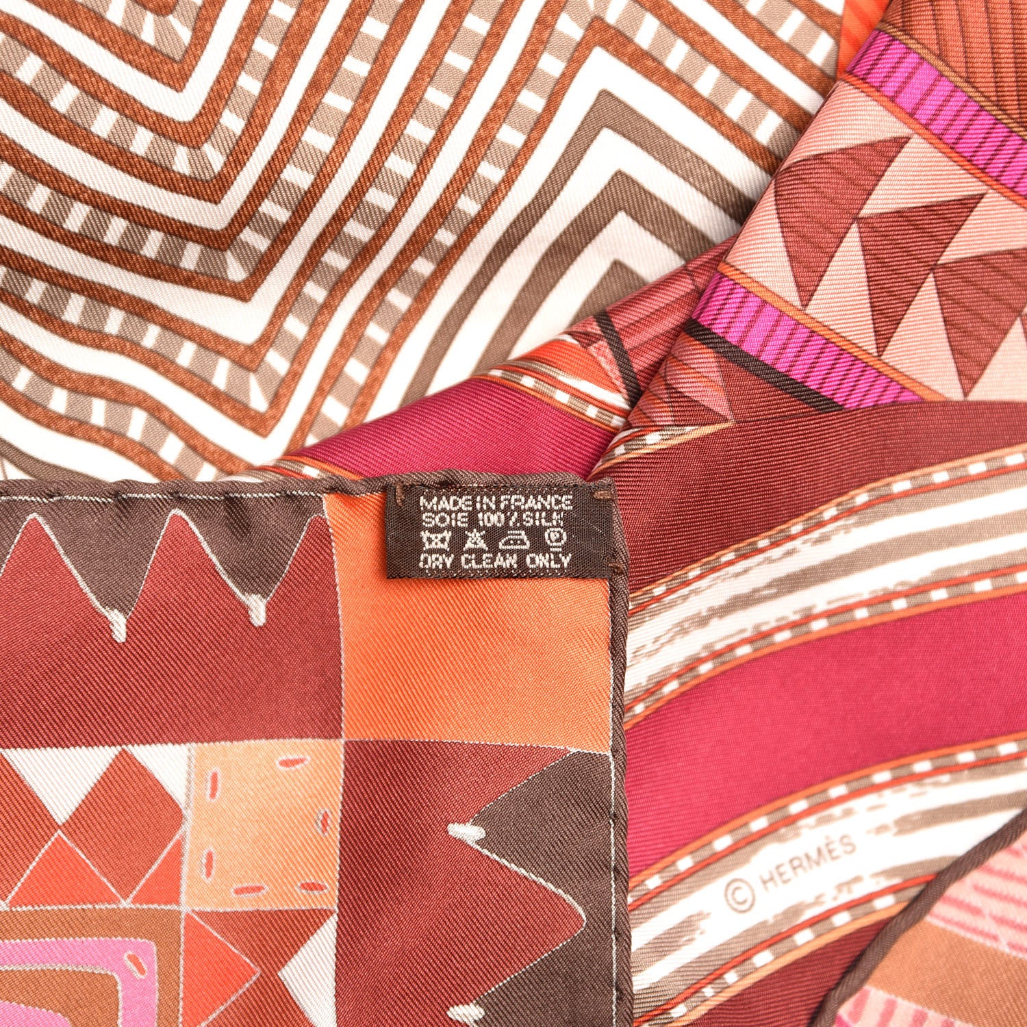 Hermes Silk Coupons Indiens Scarf 90 3 of 6