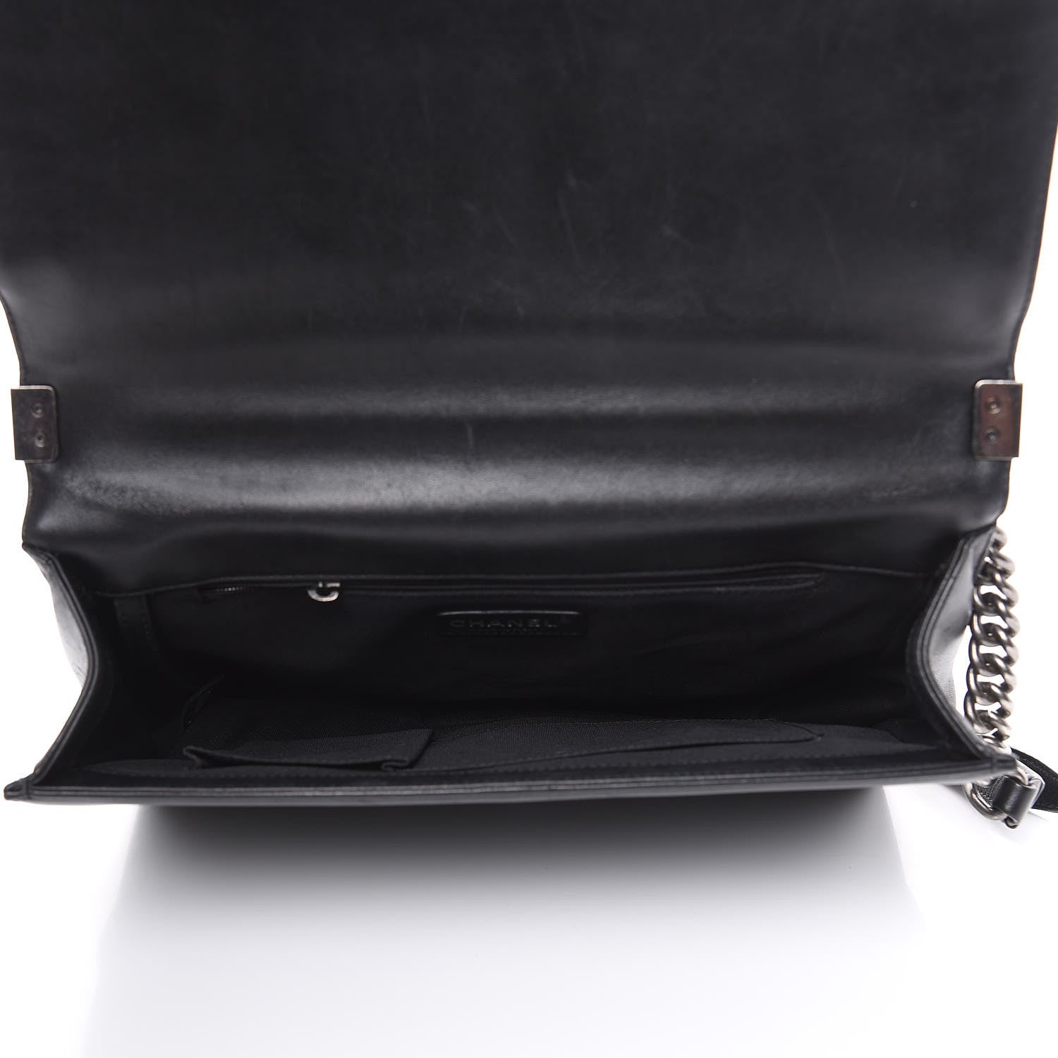 Chanel Lambskin Quilted Large Boy Flap Black 5 of 22