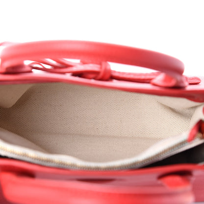 Mansur Gavriel Calfskin Mini Sun Bag Red 6 of 11