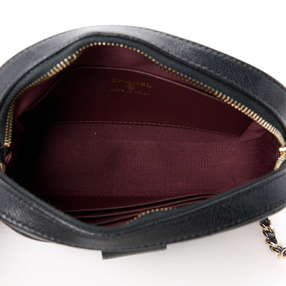 Chanel Caviar Quilted Chain Camera Bag Black 5 of 11