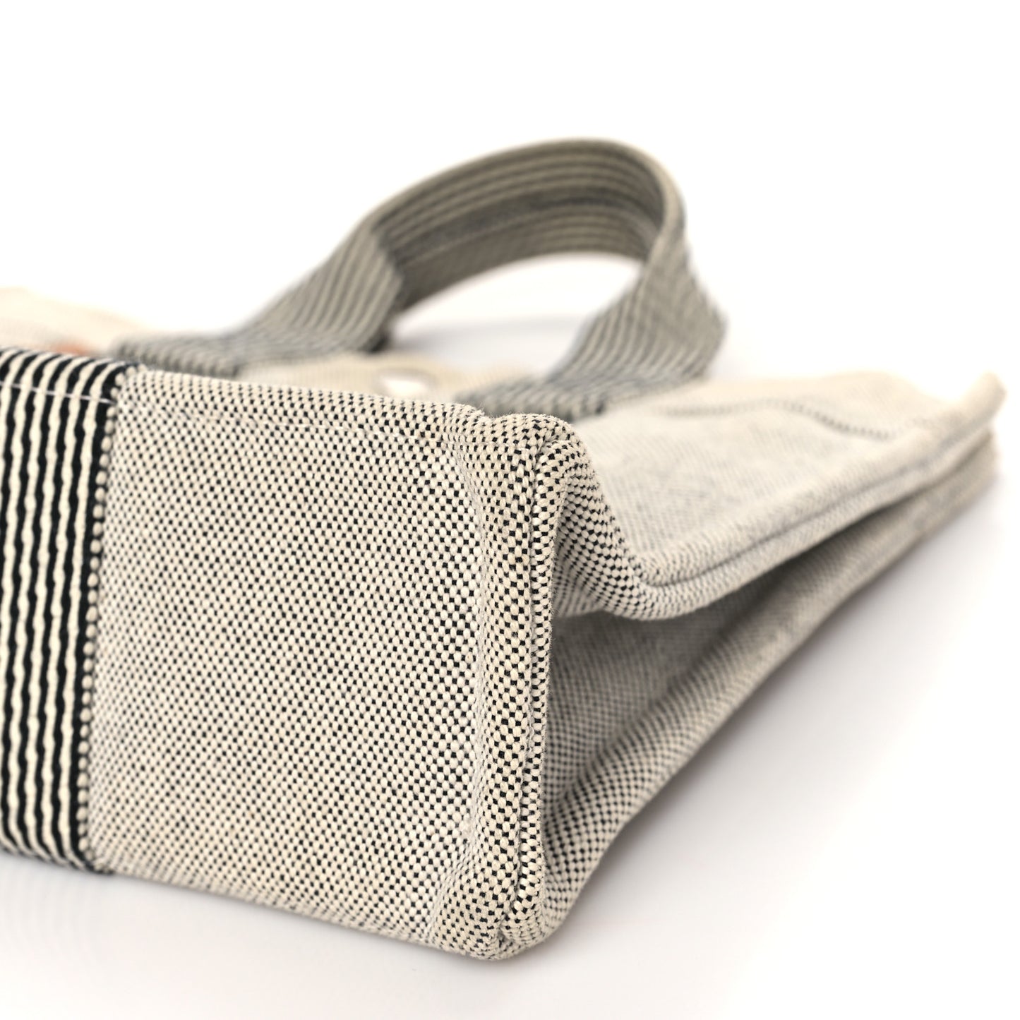 Canvas Herline PM Tote Light Grey