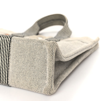 Hermes Canvas Herline PM Tote Light Grey 8 of 8