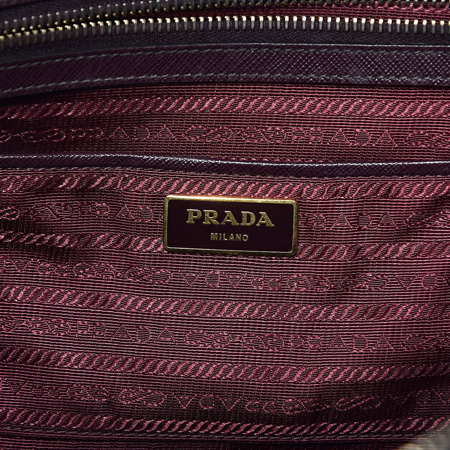 Saffiano Large Galleria Double Zip Tote Granato