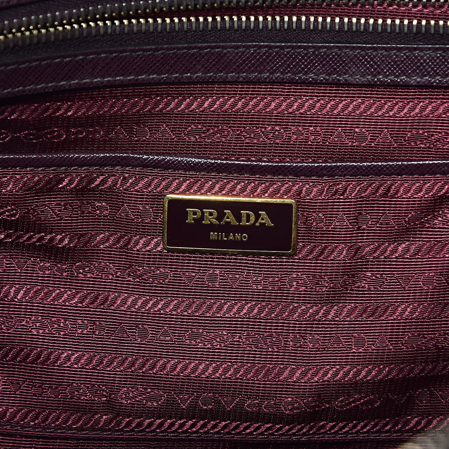 Prada Saffiano Large Galleria Double Zip Tote Granato 6 of 20