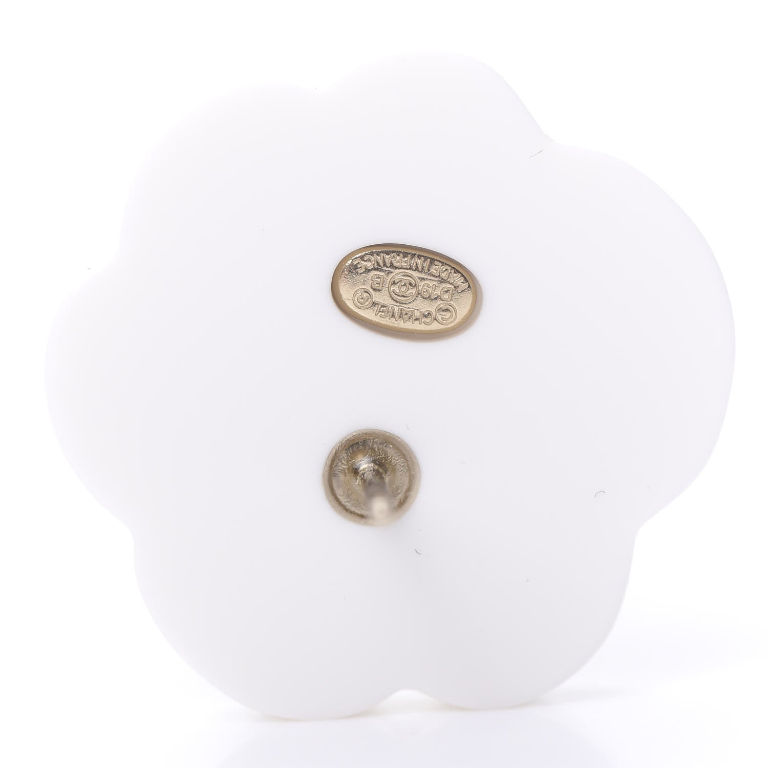 Chanel Enamel CC Camellia Earrings Black 4 of 5