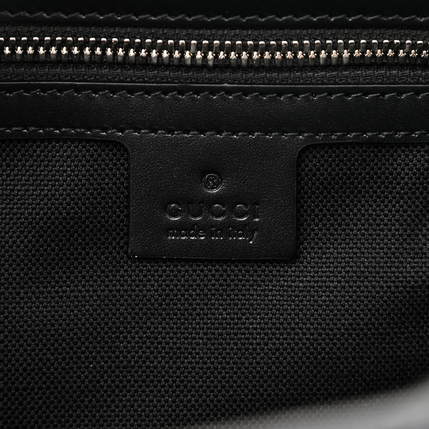 GG Supreme Monogram Selleria Calfskin Square Messenger Bag Black