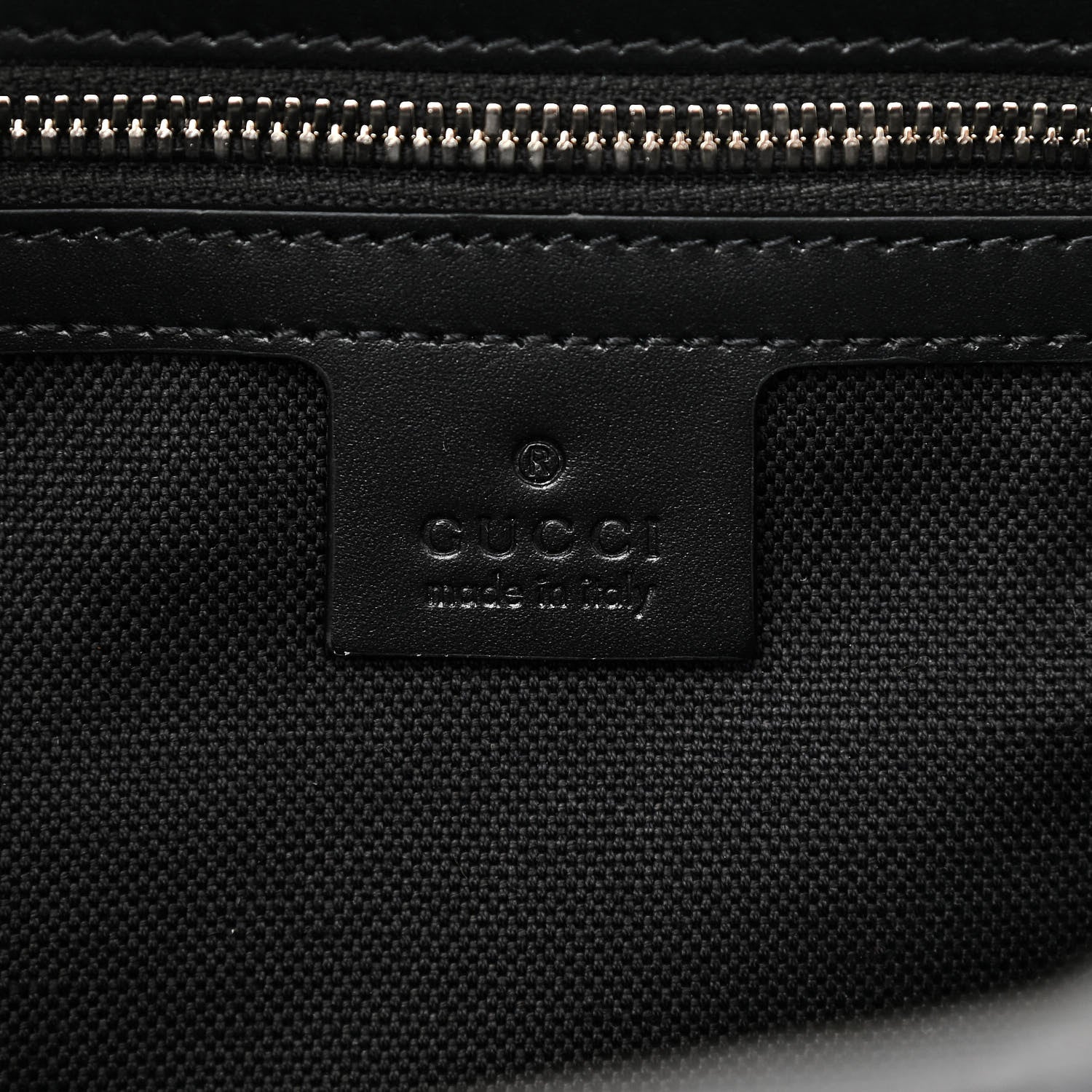 Gucci GG Supreme Monogram Selleria Calfskin Square Messenger Bag Black 6 of 10