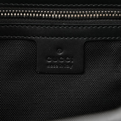 Gucci GG Supreme Monogram Selleria Calfskin Square Messenger Bag Black 6 of 10