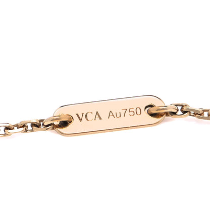 Van Cleef & Arpels 18K Yellow Gold Mother of Pearl Sweet Alhambra Bracelet 5 of 7