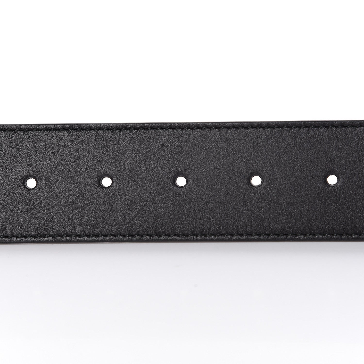 Gucci Moon Calfskin Nickel Double G 40mm Belt 90 36 Black 5 of 8