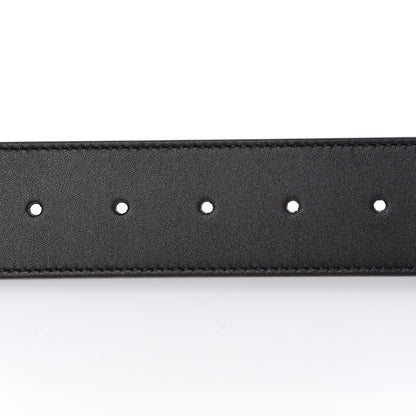 Gucci Moon Calfskin Nickel Double G 40mm Belt 90 36 Black 5 of 8