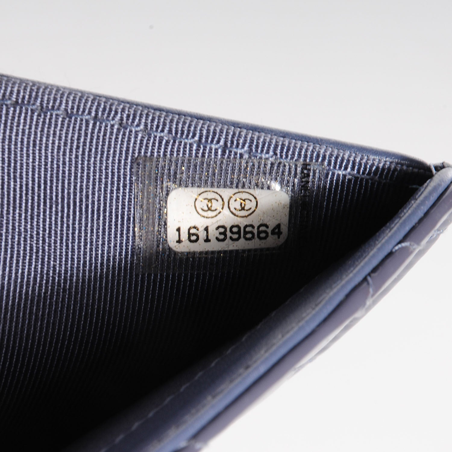 Chanel Patent Quilted Zip Pocket Wallet Light Purple 7 of 8