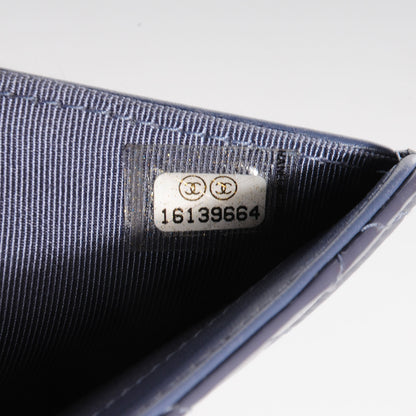 Chanel Patent Quilted Zip Pocket Wallet Light Purple 7 of 8