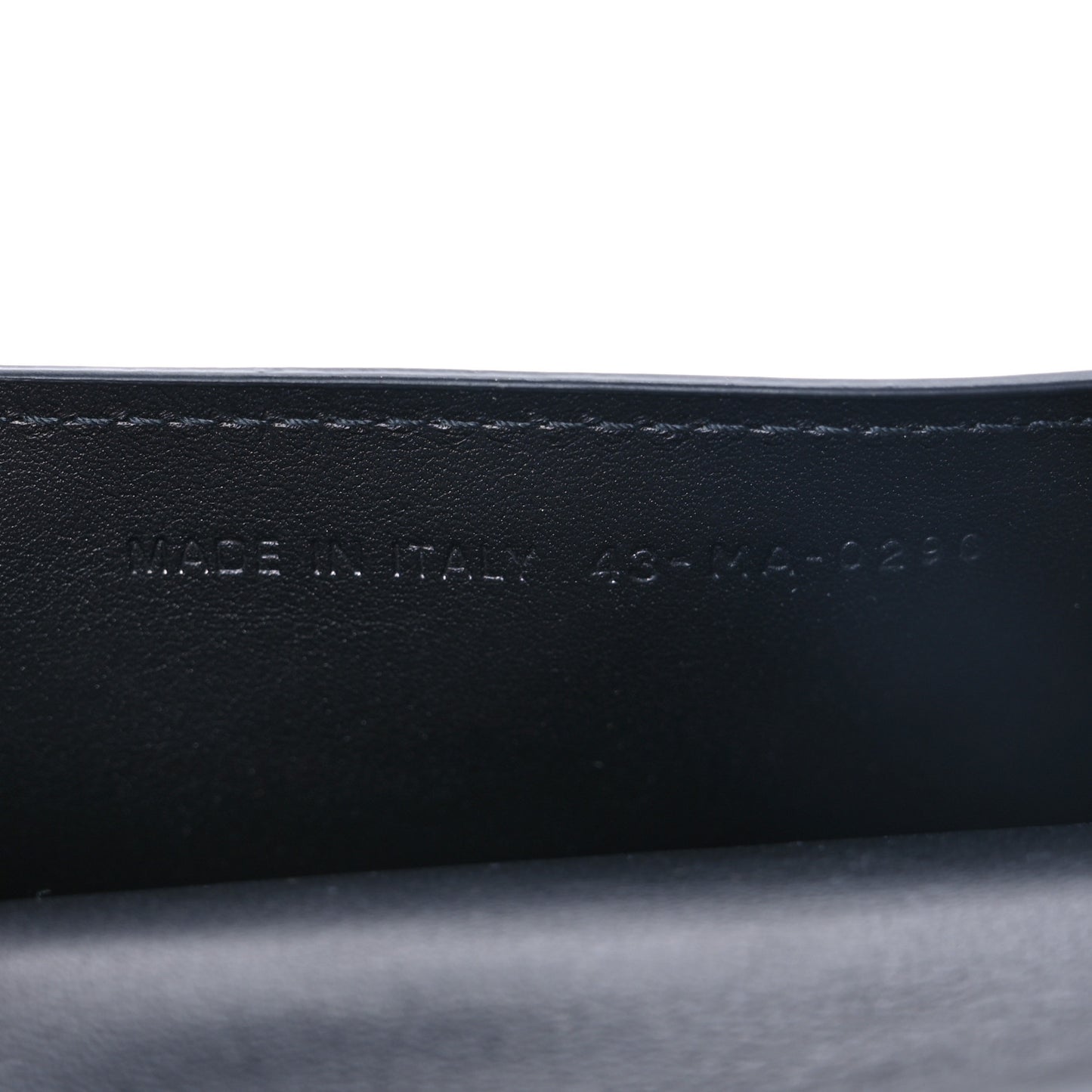 Patent Cannage Mini Chain Belt Pouch Black