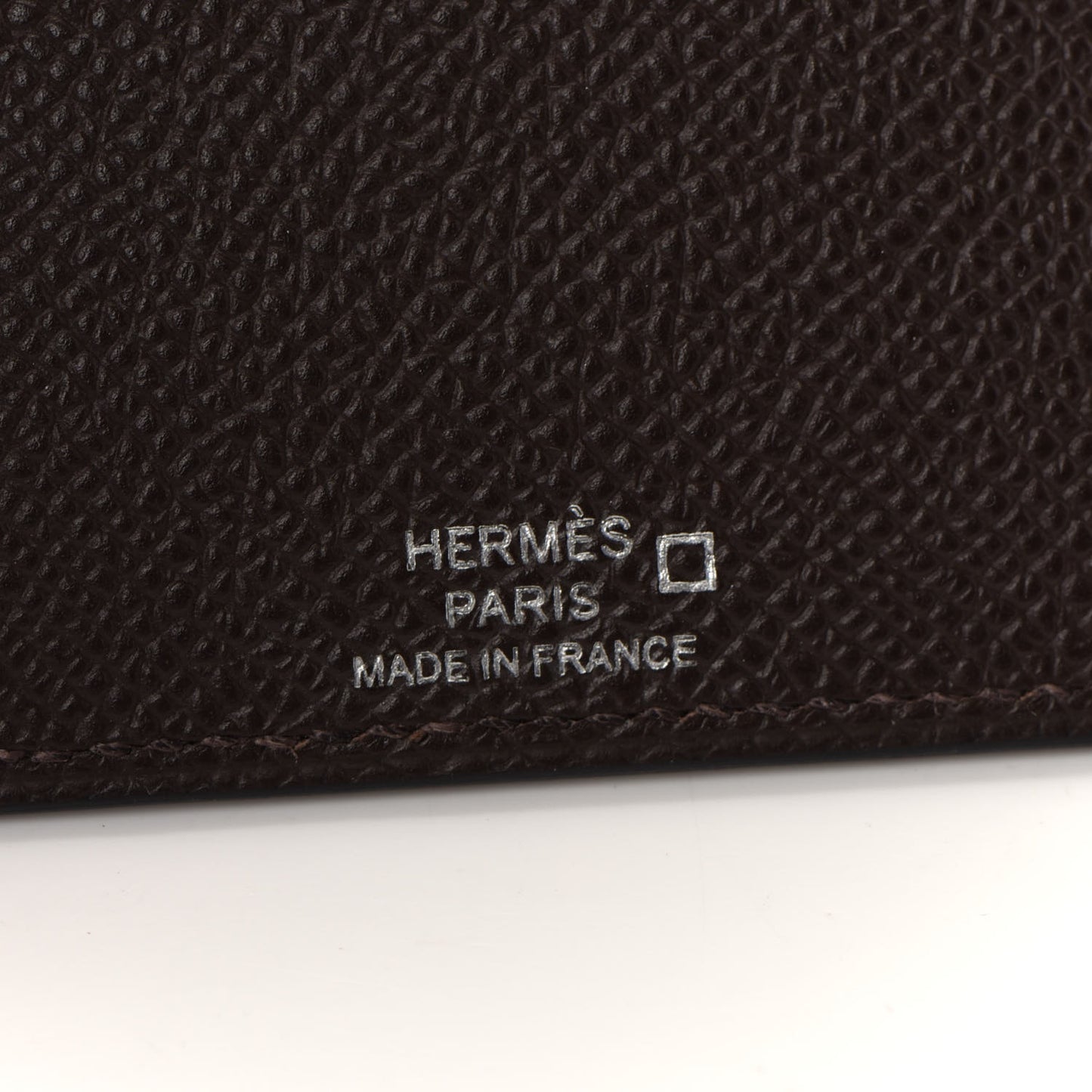 Epsom Matte Alligator Swift Les Petits Chevaux Card Holder Etoupe Etain Beton Black