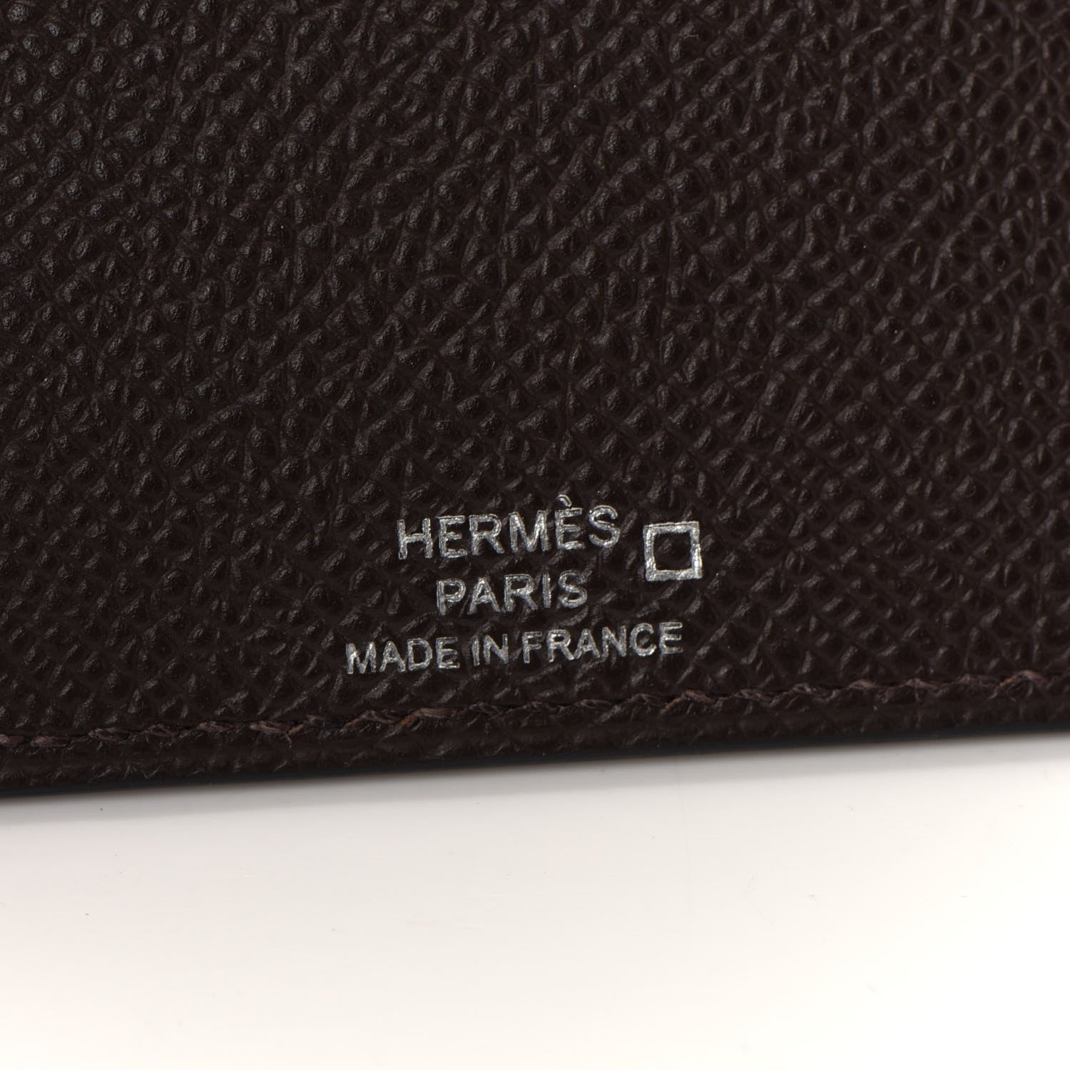 Hermes Epsom Matte Alligator Swift Les Petits Chevaux Card Holder Etoupe Etain Beton Black 5 of 5