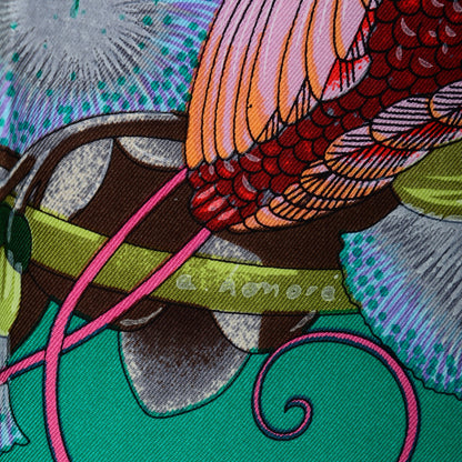 Hermes Silk Au Coeur de la Vie Scarf 90 6 of 7