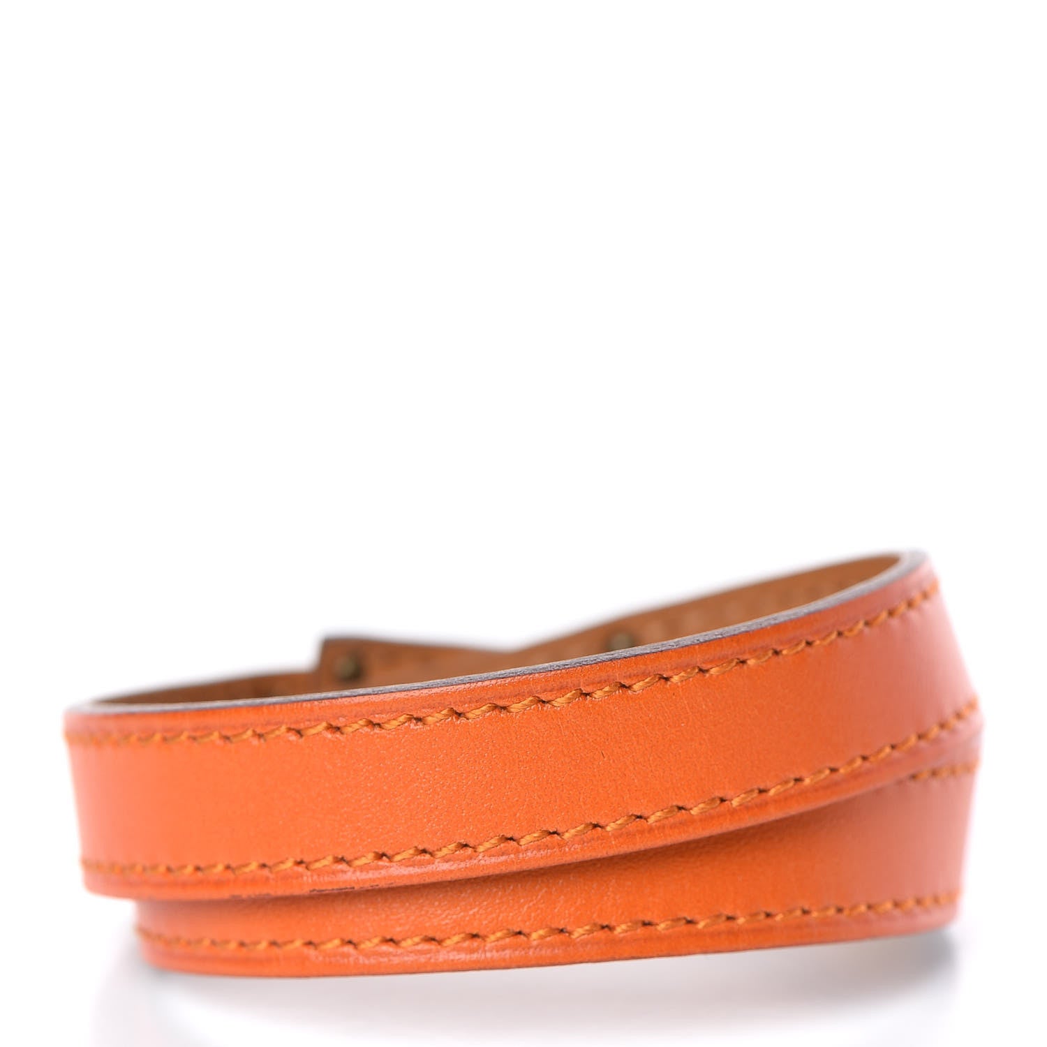 Hermes Box Kelly Double Tour Bracelet S Orange 3 of 5