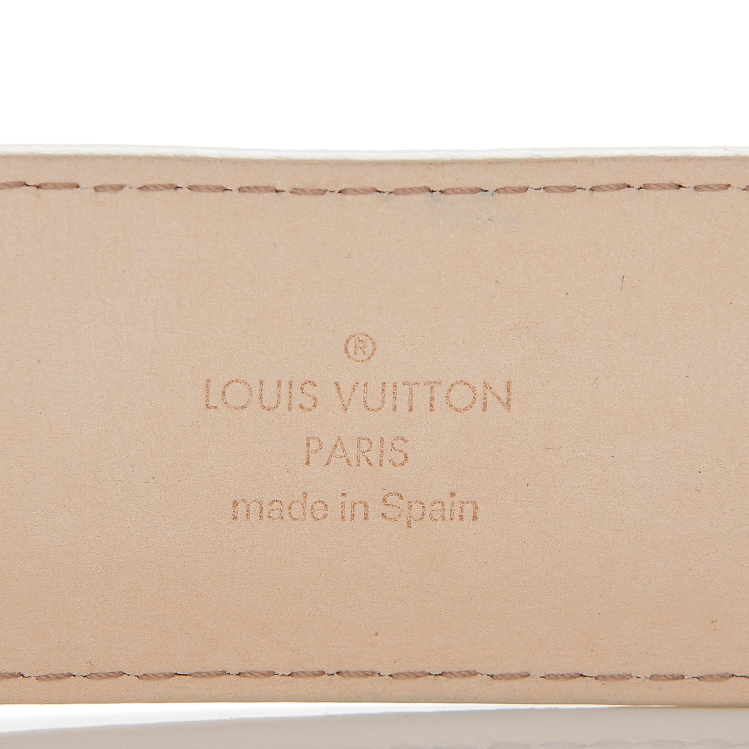 Louis Vuitton Damier Azur 40mm LV Initiales Belt 95 38 5 of 8