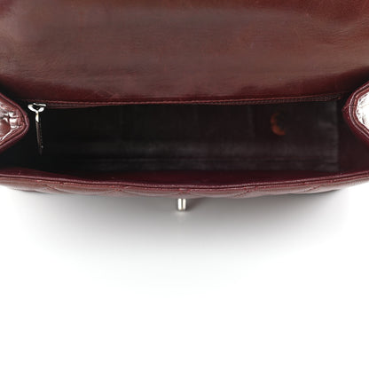 Chanel Lambskin Quilted Medium Kelly Flap Bag Burgundy 4 of 5