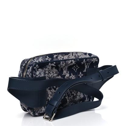Louis Vuitton Monogram Tapestry Canvas Monogram Outdoor Bumbag Bleu 3 of 10