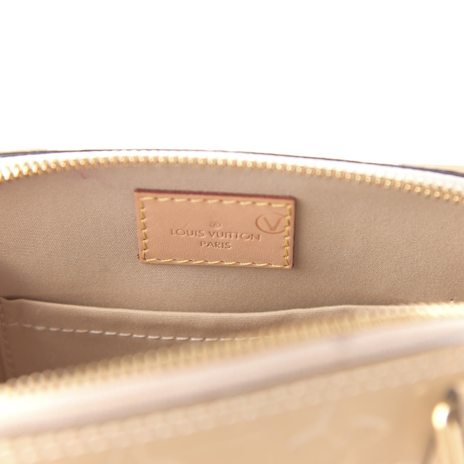 Louis Vuitton Vernis Alma BB Dune 8 of 10