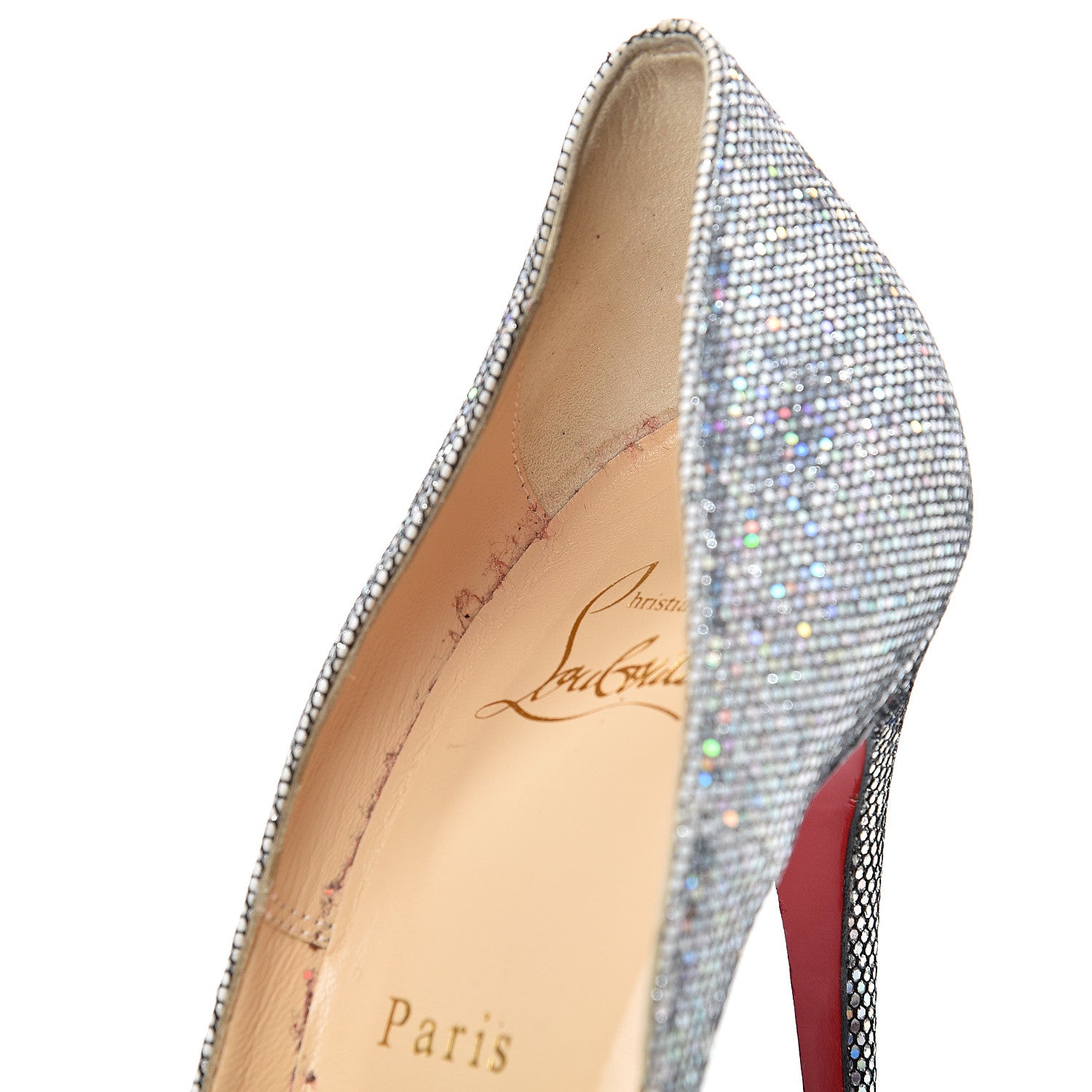 Christian Louboutin Glitter So Kate 120 Pumps 38 Disco Ball Multicolor 15 of 15