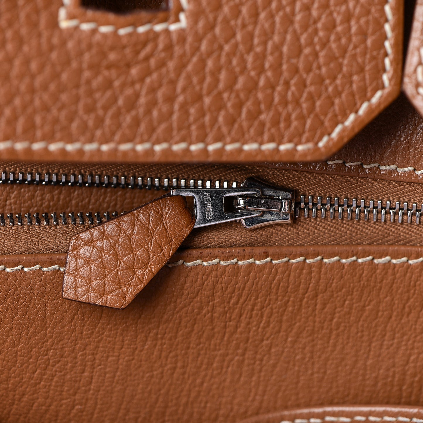 Taurillon Clemence Birkin 35 Gold