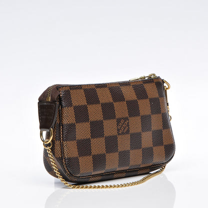 Louis Vuitton Damier Ebene Mini Pochette Accessories 3 of 7