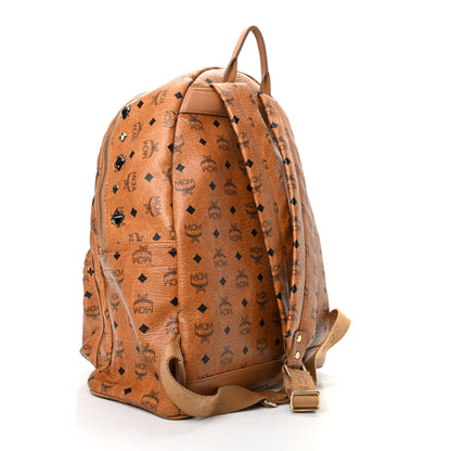 MCM Visetos Studded Medium Stark M Backpack Cognac 2 of 9