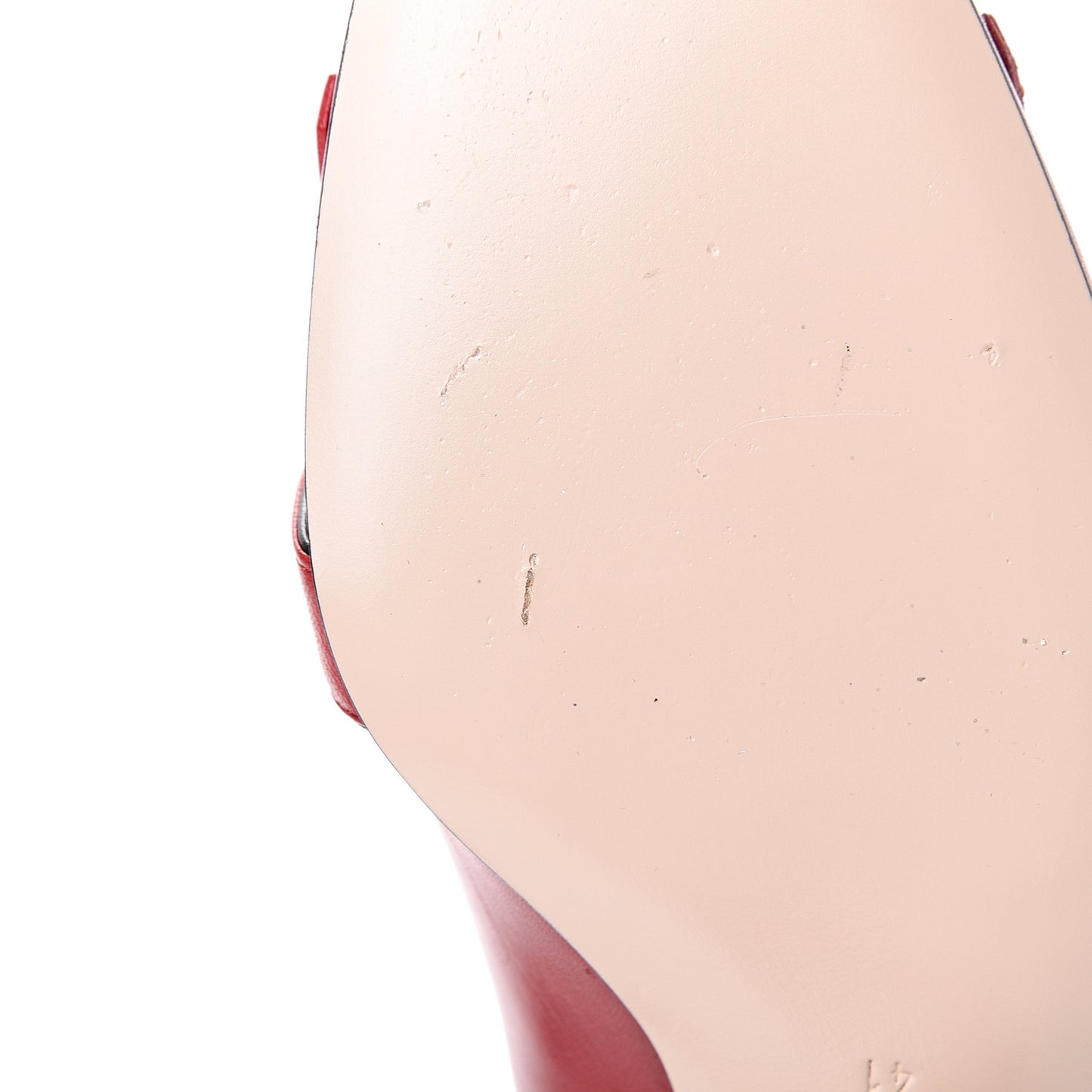 Malaga Kid GG Marmont Fringe 50mm Loafer Pumps 41 Hibiscus Red