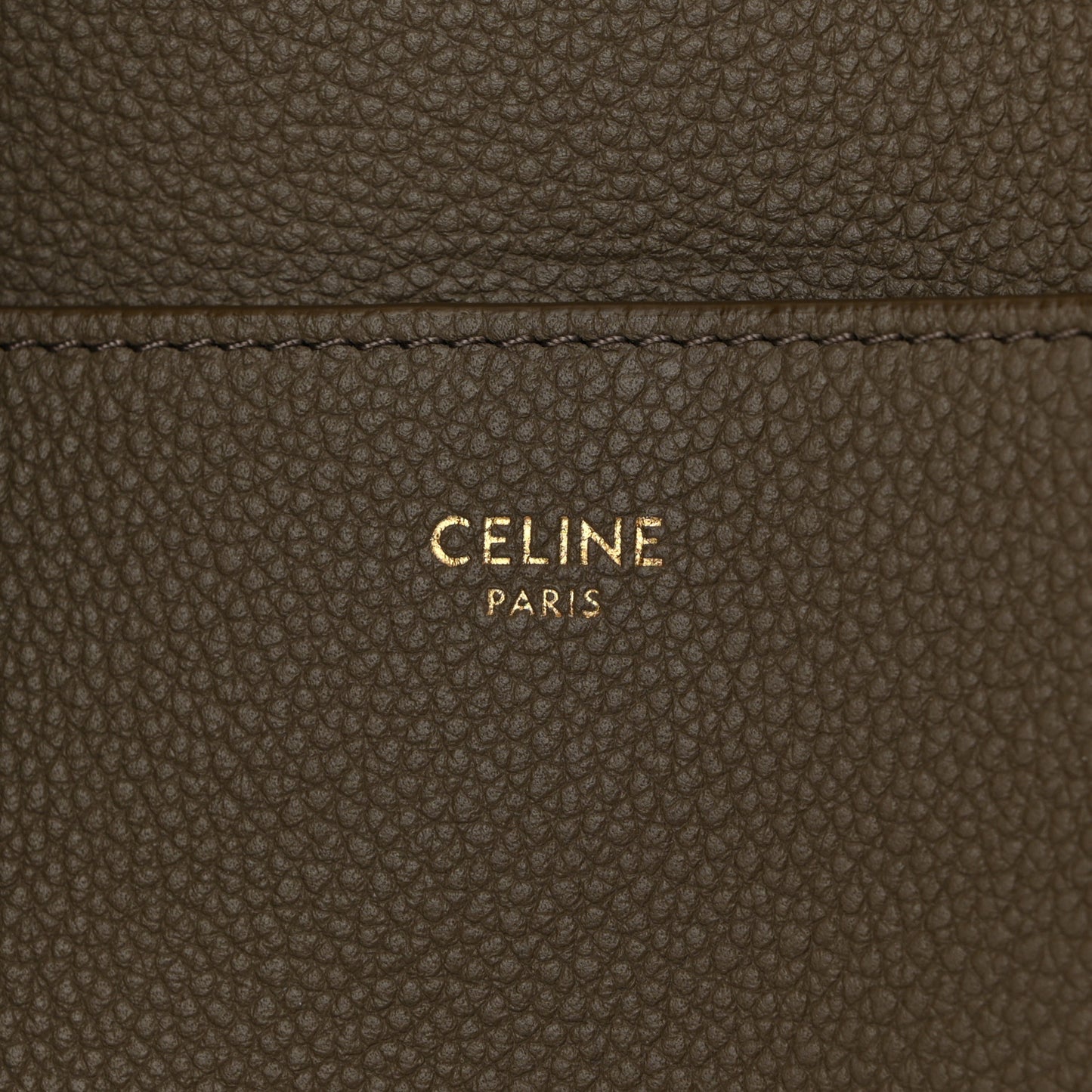 Natural Calfskin Seau Sangle Bucket Bag Dune