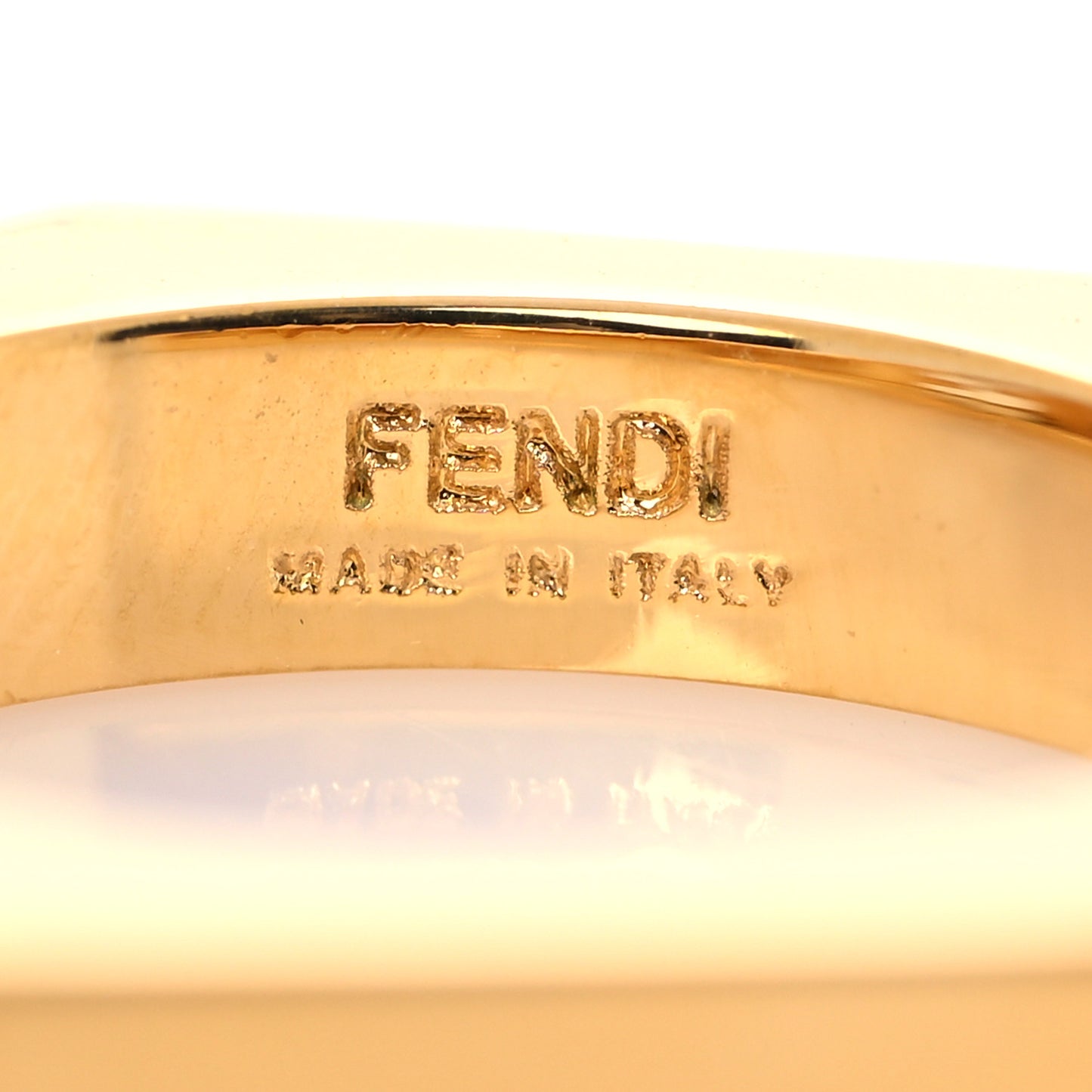 Metal Trio F Fendi Ring S Gold Silver Rose Gold