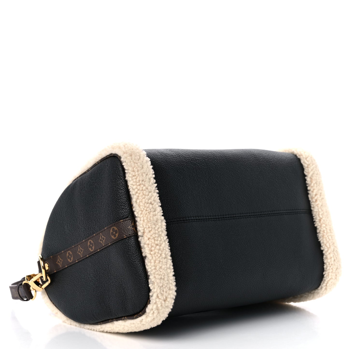 Calfskin Monogram Teddy Speedy Bandouliere 30 Black