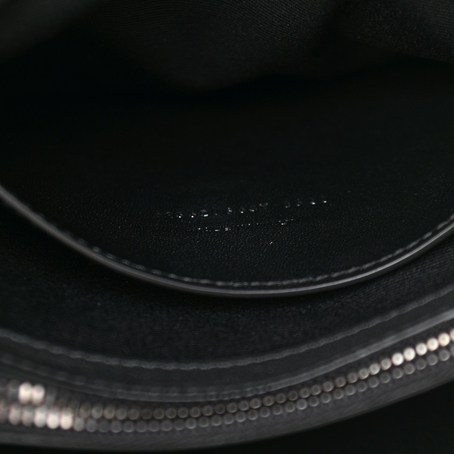 Saint Laurent Calfskin Crocodile Embossed Medium West Hollywood Monogram Fold-Over Grey 7 of 10