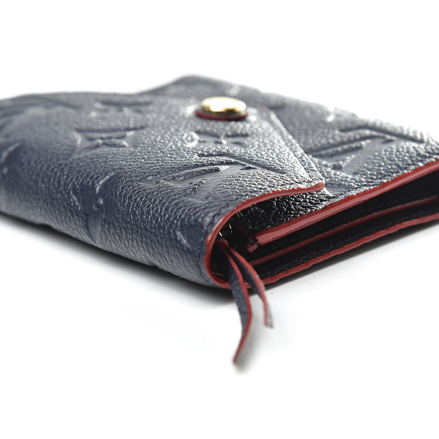 Empreinte Victorine Wallet Marine Rouge