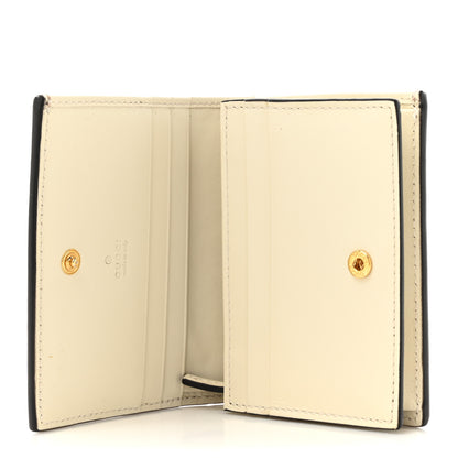 Gucci GG Supreme Monogram Les Pommes Card Case Wallet Beige Multicolor Mystic White 5 of 12