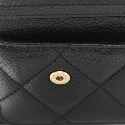 Chanel Caviar Quilted Pearl Crush iPhone 16 Pro Max Case With Chain Black 8 of 9