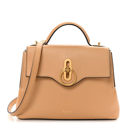 Mulberry Silky Calfskin Mini Seaton Dark Golden Yellow 1 of 9