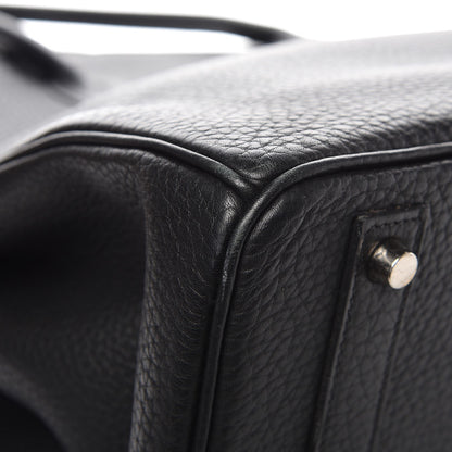 Hermes Taurillon Clemence Birkin 40 Black 34 of 36