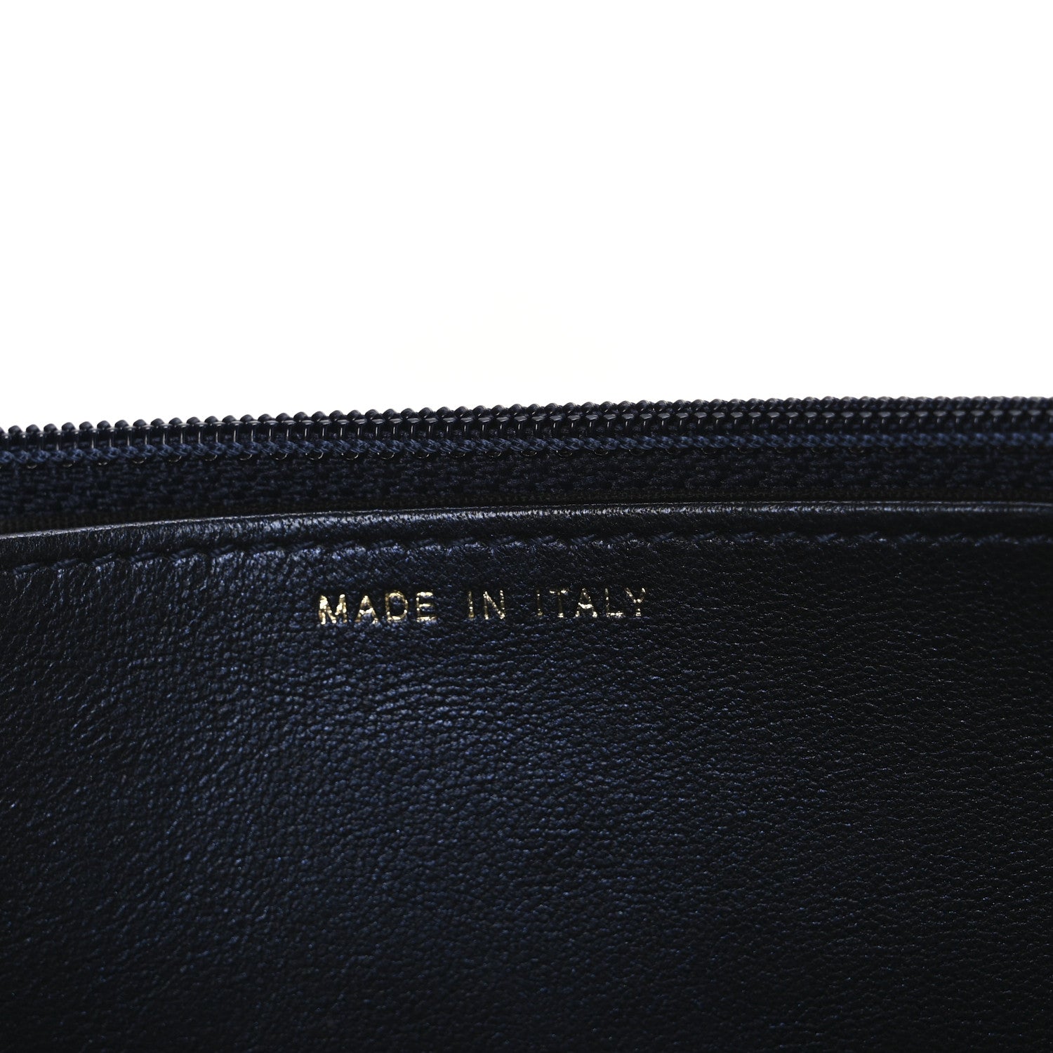 Chanel Calfskin Double Stitch Boy Wallet On Chain WOC Navy 7 of 11