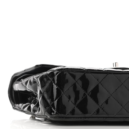 Chanel Patent Quilted Medium Double Flap Black 9 of 12